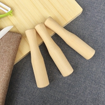 Baby food grinder grinding stick log polishing wooden stick unpainted solid wood meat puree vegetable puree mashing wooden stick