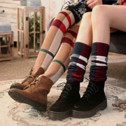 Mùa thu và mùa đông Nhật Bản và Hàn Quốc vớ cashmere của phụ nữ vớ trên đầu gối vớ cao vớ vớ vớ đầu gối ấm thỏ thỏ