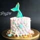Nàng tiên cá đuôi cá nàng tiên cá silicone khuôn fondant fondant công cụ làm bánh sô cô la khuôn trang trí vật liệu - Tự làm khuôn nướng khuôn bánh trung thu Tự làm khuôn nướng