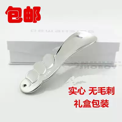 Portable metal shoehorn small lazy shoehorn shoe lift Stainless steel short shoehorn creative shoe pick and take off device