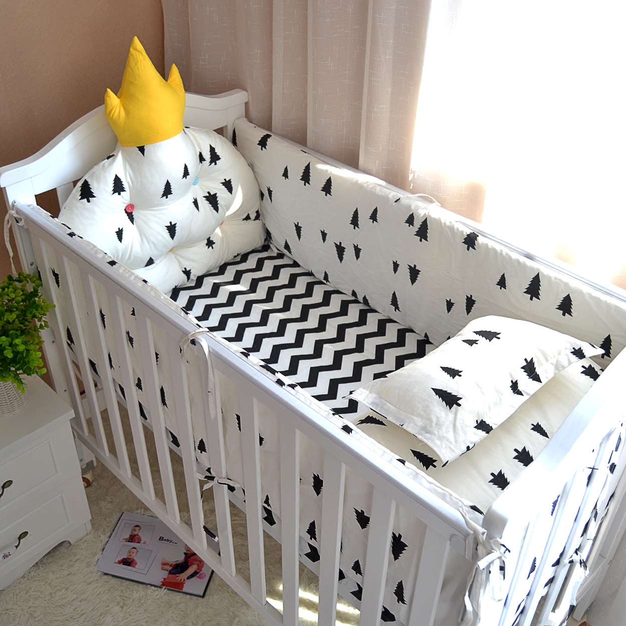 newborn baby cotton bed