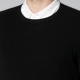 Como Boca mùa xuân mới cashmere áo len nam rắn màu cơ sở vòng cổ áo thun áo len áo len giản dị quần áo unisex Áo len Cashmere