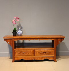 Hedgehog rosewood simple small apartment 1.28 meters new Chinese bedroom TV cabinet full solid wood Yunpin furniture