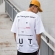 FNNKA Châu Âu và Hoa Kỳ Áo thun ngắn tay nam nam OVERSIZE đường phố lỏng lẻo nửa tay áo hip hop dơi áo sơ mi thủy triều