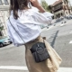 Chuỗi túi điện thoại di động nữ 2018 mới thời trang mini bag phiên bản Hàn Quốc của vai Messenger túi điện thoại di động túi đeo nhẫn nữ túi đeo chéo trong suốt Túi điện thoại