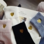 Vintage thêu tình yêu dày vớ cotton vớ Vớ mùa thu và mùa đông vớ cotton PS361 tất lười nam