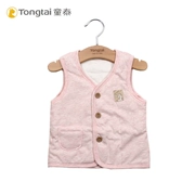 Áo phao cho bé gái mỏng cotton ra khỏi áo vest ấm 6-18 tháng nam nữ mặc quần áo