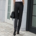 Quần Nhỏ 2020 Spring / Summer quần nữ Straight Pants Professional Slim Slim Đen làm việc quần nữ ống quần 