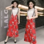 Ngôi sao cùng chiếc váy in hình mèo hạnh phúc xoắn 绡 Hoàng tử Wenqiu quai váy hai dây - Sản phẩm HOT váy dạ hội đẹp