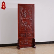 Dongyang woodcarving màn hình sàn gỗ rắn hoa mở màn hình ghế phong phú chèn Trung Quốc chạm khắc màn hình phân vùng hiên - Màn hình / Cửa sổ