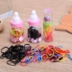 9,9 accessories phụ kiện tóc kéo mạnh mẽ liên tục tạp dề màu đen dải cao su tóc vòng tóc dây thừng dây cao su - Phụ kiện tóc bộ dây buộc tóc cho bé gái Phụ kiện tóc
