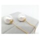 s925 sterling silver earrings femininity red earrings Korean personality all-match simple pearl ear wire long hypoallergenic