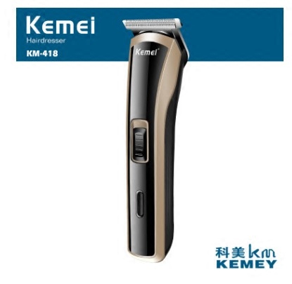 Liyuan Home Cross-border Burst of Comey 418A Dry and Dual-use Oil Head Push Cut Ox Horn Knife Haircut Charging Hairdresser