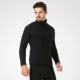 Cổ áo cao nam đồ lót nhiệt cộng với nhung dày đặt ve áo cotton mùa thu quần dài ở người cao tuổi để mặc phía dưới
