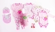 Hộp quà tặng trẻ sơ sinh cotton quần áo sơ sinh bé sơ sinh công chúa quạt phù hợp với bộ quà tặng trăng tròn