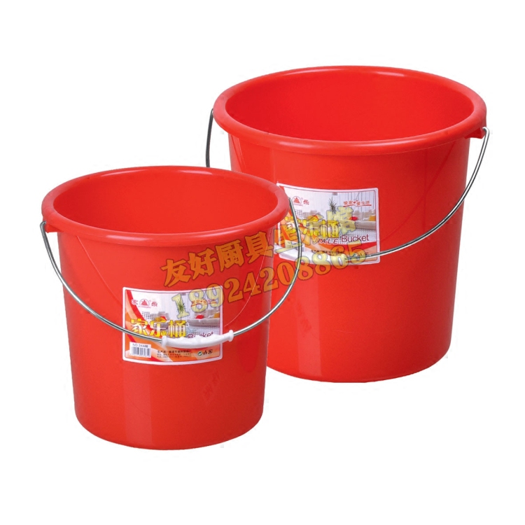 Home Portable plastic bucket thickened washing mop bucket Water storage bucket Household large bucket Washing bucket Car wash bucket