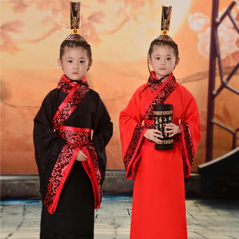 Chinese style Children's ancient clothing Han clothing Spring and Autumn Warring States Qin and Han three kingdoms Minister Prince official clothing Dynasty clothing National State school clothing