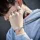 Qi Tian Da Sheng Chong Bracelet Bracelet Vòng đeo tay nam và nữ Sun Wukong Golden Hoop Bar Men Titanium Steel Cặp đôi vòng tay sinh viên