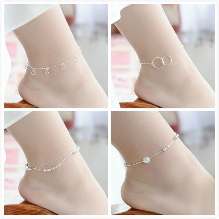 Chaine de cheville Femme OTHER   en Argenterie - Ref 3103472 Image 5