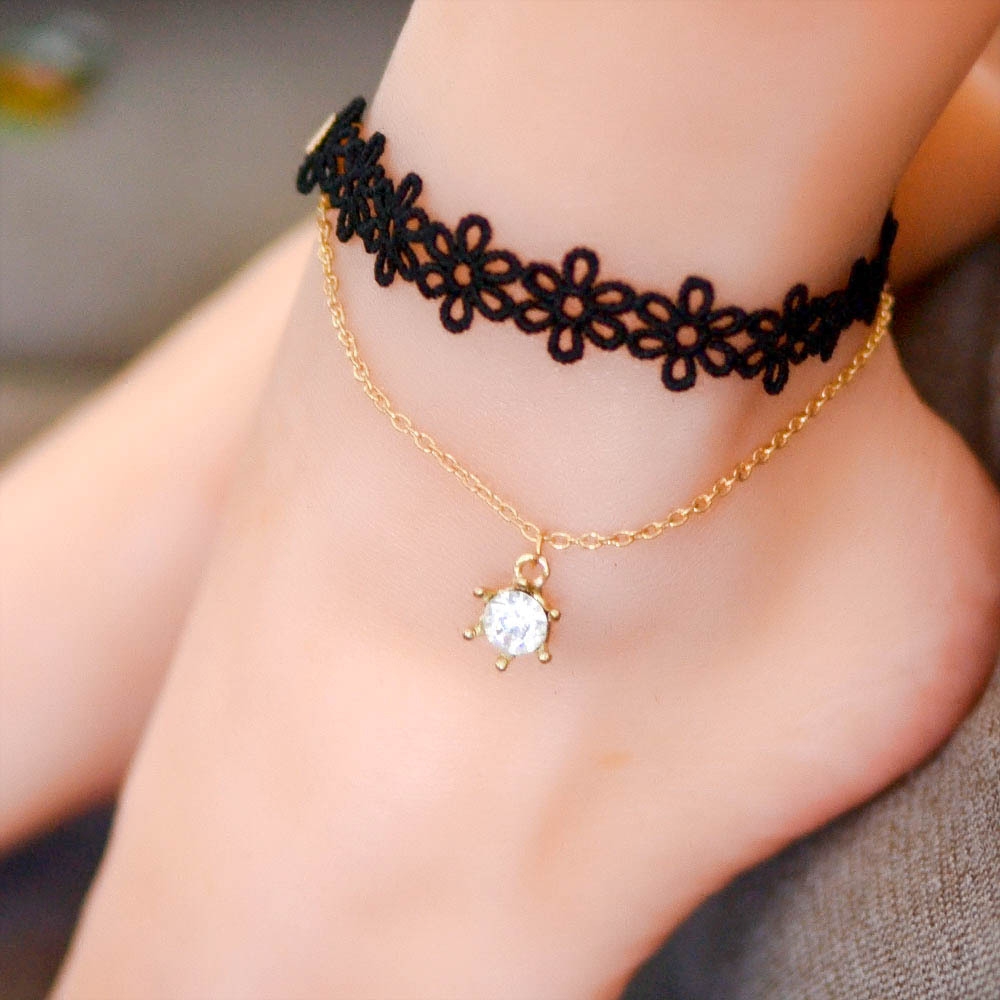 Chaine de cheville Femme en Dentelle - Ref 3102404 Image 3
