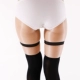 2 mảnh Harajuku punk tình yêu da hình trái tim handmade đơn giản punk đường phố nhảy chân nhẫn nhẫn garter