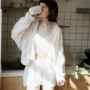 Peach mật mùa xuân và mùa thu đồ ngủ mềm Nhật Bản dịch vụ nhà rỗng Nhật Bản đẹp bộ đồ ngủ pop có thể mặc bộ thu đông nữ