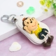 Túi da nữ khóa túi da thắt lưng treo dung lượng lớn khỉ nhỏ đa chức năng khóa kéo thẻ Hàn Quốc