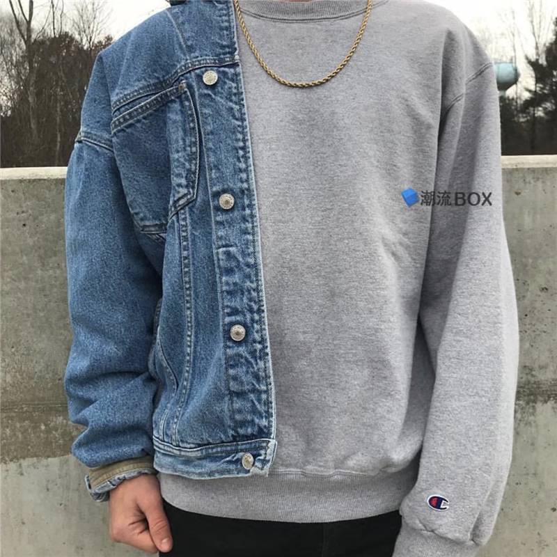 Sweatshirt homme CHAMPION en Coton - Ref 3127577 Image 4