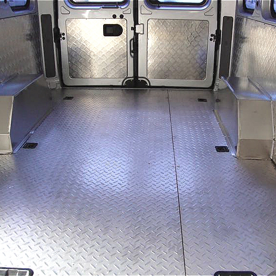Car aluminum floor retrofit piece Dongfeng Windstorm Stainless Steel Wagon Carriage Foot Mat Floor sticker compartment Car Ground Mat