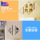 Gương nối đơn giản dán tường tủ quần áo phù hợp gương kết hợp gương toàn thân phòng khách phòng ngủ treo tường gương - Gương gương soi toàn thân khung gỗ Gương