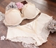Chiffon Super Fairy Sữa trắng Kích thước lớn Fat MM Cô gái đồ lót Bra Plus Extra Large Full Cup Dễ thương Set Big vú đồ bơi nữ kín đáo Bộ đồ lót