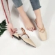 Giày bà ngoại mới hè 2018 với giày cao cổ vuông vắt chéo Giày nữ Baotou sandal nữ mùa hè dày với giày cao gót