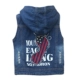 Áo vest trẻ em denim 1 cộng nhung 2 mùa thu đông mới 3 áo ấm cho bé trai và bé gái 4 áo vest bé 5 tuổi