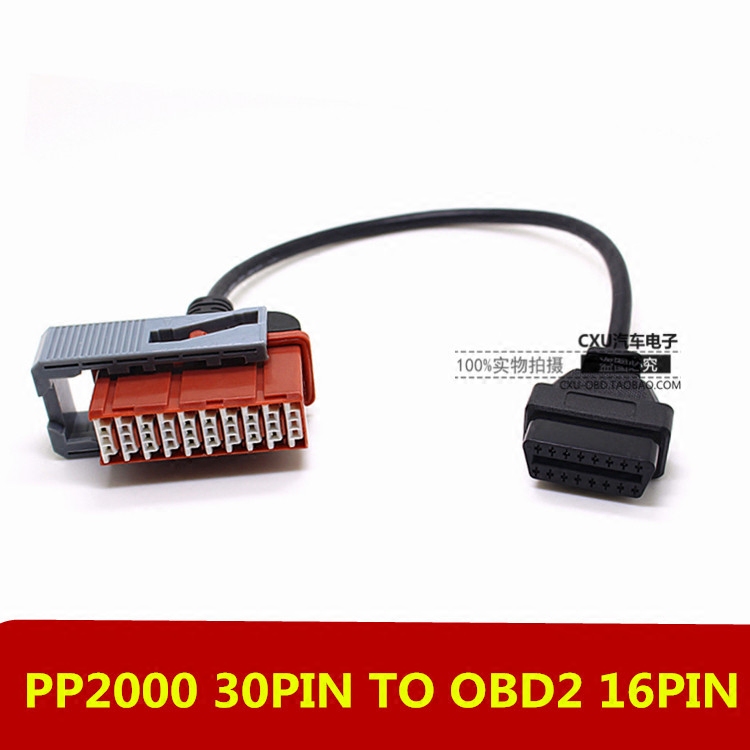 PP2000 lexia 3 30pin cable Peugeot Citroen detector special old car adapter cable