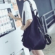 Túi tam giác nữ vai nữ túi sinh viên Hàn Quốc túi nhíp giản dị không thấm nước đơn giản Oxford vải du lịch ba lô - Ba lô