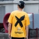 FNNKA mùa hè đất nước thủy triều OVERSIZE vai áo thun nam rộng rãi hip-hop sinh viên tay ngắn Phiên bản Hàn Quốc của áo sơ mi cotton