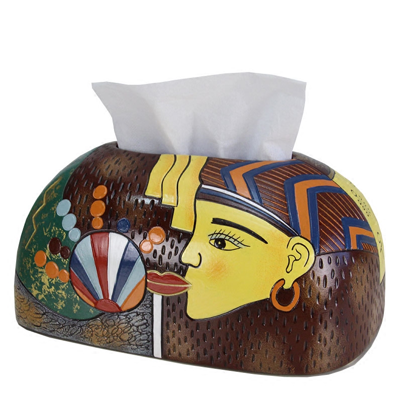 Great creative new Chinese style art ceramic tissue boxes, paper box restaurant adornment art tissue box