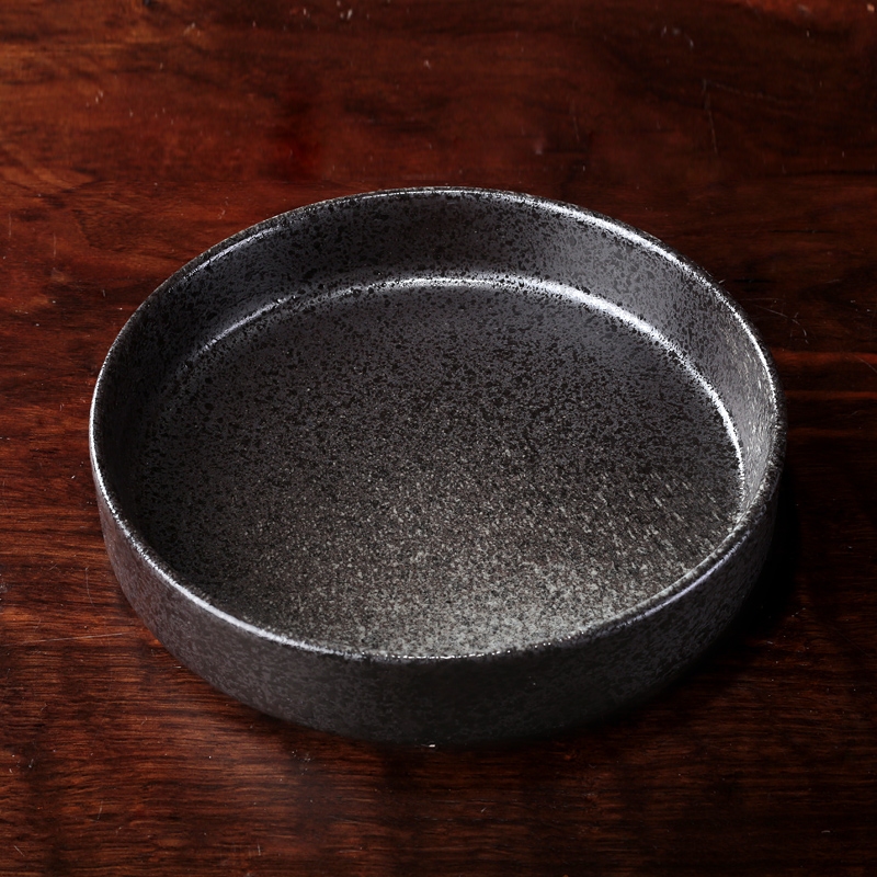 Flowerpot ceramic flower implement small flow flower arranging flowers zen mountain flower arranging plate of minimalist art flower pot creative Japanese sword