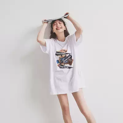 蒼井翔太同款私服周邊熊t恤中性男純棉女寬鬆學生情侶外套日系潮 蒼井翔太同款私服周邊熊t恤中性男純棉女寬鬆學生情侶外套日系潮