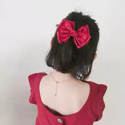 Children girl princess big bow Lady hairclip South Korea girls' fashion hairclip hairclip children hairclip sub-headdress