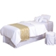 Beauty rửa lụa bedspread denim cao cấp thẩm mỹ viện và mát xa trị liệu custom-made bedspread sang trọng màu rắn - Trang bị tấm tìm mua ga phủ giường spa Trang bị tấm