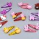 Trẻ em phụ kiện tóc kẹp tóc long lanh Epoxy phim hoạt hình bb clip bé dễ thương bên clip bangs clip cô gái kẹp tóc
