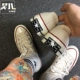 Converse Converse 1970S bản sao Samsung tiêu chuẩn mét cao 144755c mét giày vải thấp 142338c tại chỗ