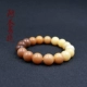 Tự nhiên Gradient Green Bodhi White Bodhi Root Color Bodhi Bracelet Duo Bracelet Nam và nữ lap - Vòng đeo tay Clasp vòng tay nam vàng Vòng đeo tay Clasp
