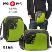 Túi thể thao nam và nữ Shoulder Messenger túi xách tay điện thoại di động túi xách nam mini túi vải thường