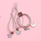 Ins đầu dây cô gái sao trăng tóc dây dài streamer phụ kiện tóc đuôi ngựa ban nhạc cao su Hàn Quốc giấc mơ ngọt ngào bầu trời đầy sao vòng tóc kẹp tóc đính đá Phụ kiện tóc