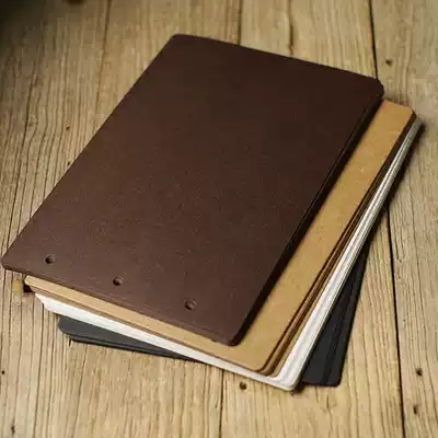 Rectangular three-hole rounded corner DIY album cardboard inner page Iron ring album replacement inner core plus page spare special shot