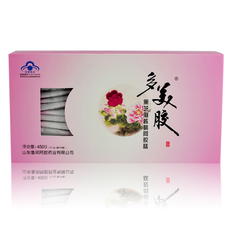 多美胶牌黑芝麻核桃阿胶糕 15.0g/袋*30袋