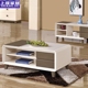 Bàn cà phê kính cường lực Đơn giản hiện đại Bắc Âu phòng khách nhỏ lưu trữ đồ nội thất kết hợp sơn piano Ưu đãi đặc biệt - Bàn trà bàn góc sofa Bàn trà