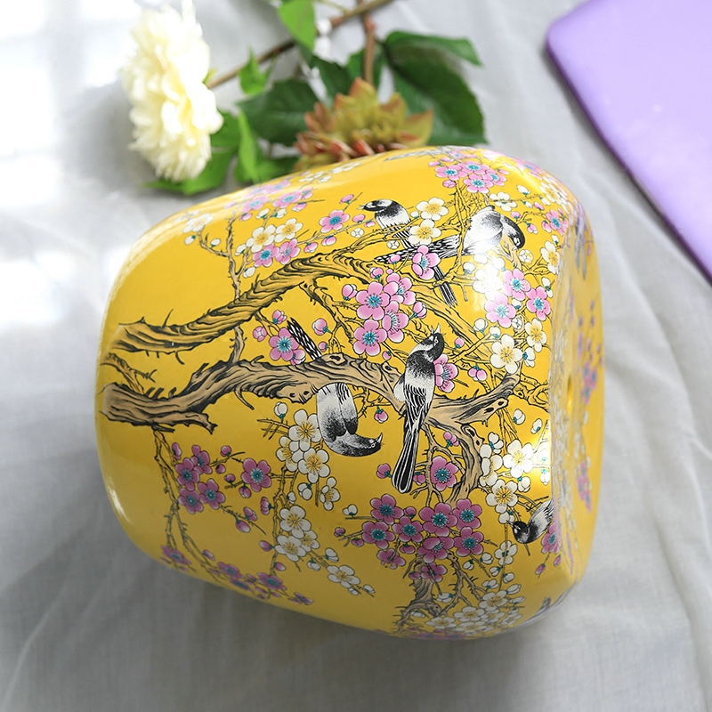 New Chinese style garden who jingdezhen ceramic who drum who dressing change who shoe block edge what cold upsetting circular mound furnishing articles